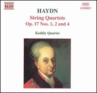 Haydn: String Quartets, Op. 17, Nos. 1, 2, and 4 - Kodly Quartet