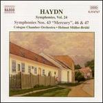 Haydn: Symphonies Nos. 43, 46 and 47