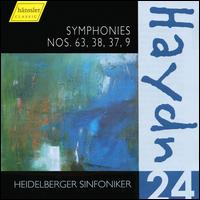 Haydn, Vol. 24: Symponies Nos. 63, 38, 37, 9 - Heidelberger Sinfoniker