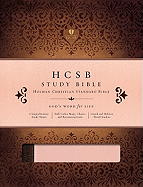 HCSB Study Bible, Blush/Brown Leathertouch