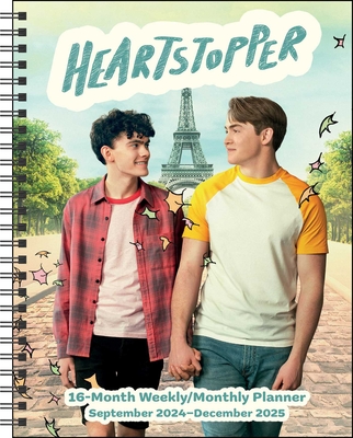 Heartstopper 16-Month 2024-2025 Weekly/Monthly Planner Calendar With Bonus Stick - Netflix