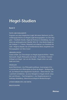 Hegel-Studien / Hegel-Studien Band 2 (1963) - Poggeler, Otto (Editor), and Nicolin, Friedhelm (Editor)