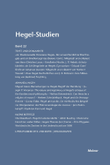 Hegel-Studien / Hegel-Studien Band 22 (1987)