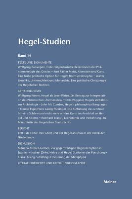 Hegel-Studien / Hegel-Studien - Poggeler, Otto (Editor), and Nicolin, Friedhelm (Editor)