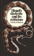 Hegel's Dialectic and Its Criticism - Rosen, Michael