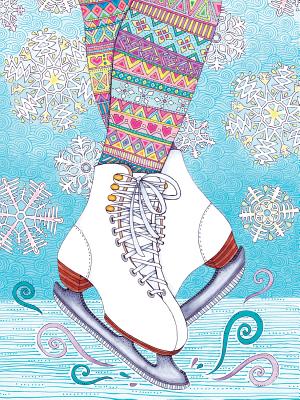 Hello Angel Lined Journal Skates - Van Dam, Angelea