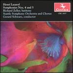 Henri Lazarof: Symphonies Nos. 4 & 5