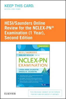 Hesi/Saunders Online Review for the Nclex-PN Examination (1 Year) (Access Card) - Silvestri, Linda Anne, PhD, RN, Faan, and Hesi