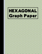 Hexagonal Graph Paper: Small Hexes Notebook Green