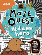 Hidden Hero: Solve 50 Mazes in This Adventure Story for Kids Aged 7+