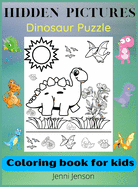 Hidden Pictures: Dinosaur PuzzleActivity Coloring book for kids 3-5 years