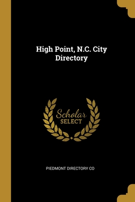 High Point, N.C. City Directory - Co, Piedmont Directory