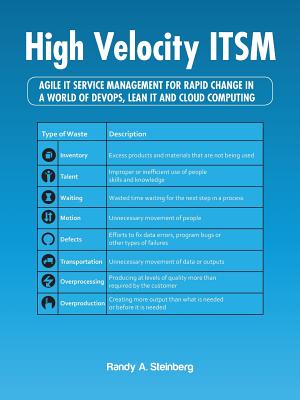 High Velocity ITSM: Agile IT Service Management For Rapid Change In A World Of DevOps, Lean IT and Cloud Computing - Steinberg, Randy A