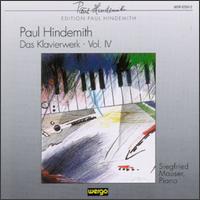 Hindemith: Das Klavierwerk, Vol.IV - Siegfried Mauser (piano)