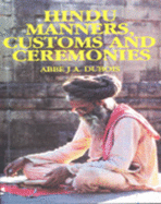 Hindu Manners, Customs and Ceremonies