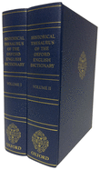 Historical Thesaurus of the Oxford English Dictionary: With Additional Material from a Thesaurus of Old English
