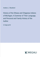 History of the Ottawa and Chippewa Indians of Michigan; A Grammar of Their Language, and Personal and Family History of the Author: in large print