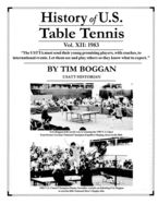 History of U.S. Table Tennis Volume 12