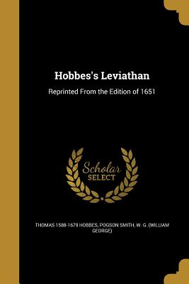 Hobbes's Leviathan - Hobbes, Thomas 1588-1679, and Pogson Smith, W G (William George) (Creator)