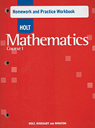 Holt Mathematics: Homework Practice Workbook Course 1