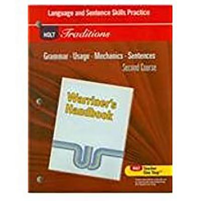 Holt Traditions Warriner's Handbook: Language and Sentence Skills Practice Second Course Grade 8 - Holt Rinehart and Winston (Prepared for publication by)