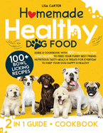 Homemade Healthy Dog Food: Guide & Cookbook with 100+ Delicious, Easy & Fast Recipes to Feed your Furry Best Friend. Nutritious Tasty Meals & Treats to Keep your Dog Happy & Healthy