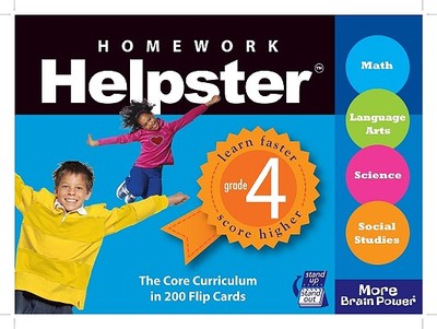 Homework Helpster, Grade 4: The Core Curriculum in 200 Flip Cards - playBac Publishing (Creator)