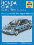 Honda Civic (91-96) Service and Repair Manual - Legg, A. K., and Stubblefield, Mike