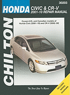 Honda Civic & CR-V 2001-10 Repair Manual