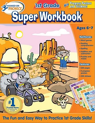 Hooked on Phonics 1st Grade Super Workbook - Hooked on Phonics