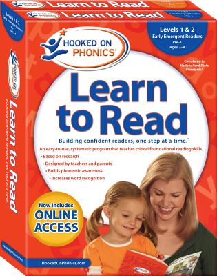 Hooked on Phonics Learn to Read - Levels 1&2 Complete: Early Emergent Readers (Pre-K Ages 3-4) - Hooked on Phonics (Producer)