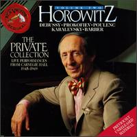 Horowitz: The Private Collection, Vol. 2 - Vladimir Horowitz (piano)