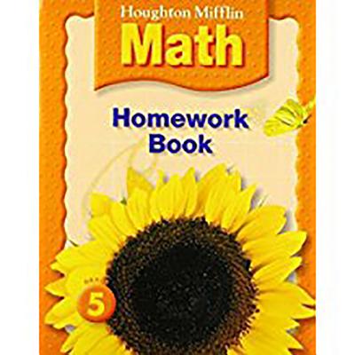 Houghton Mifflin Math: Homework Book (Consumable) Grade 5 - Houghton Mifflin Company (Prepared for publication by)