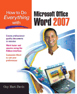 How to Do Everything with Microsoft Office Word 2007