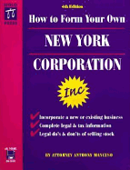 How to Form Your Own New York Corporation