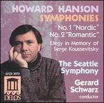 Howard Hanson: Symphonies Nos. 1 & 2; Elegy in Memory of Serge Koussevitsky