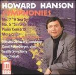 Howard Hanson: Symphonies Nos. 5 & 7; Piano Concerto; Mosaics