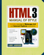 HTML 3 Manual of Style - Aronson, Larry