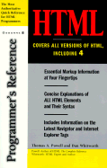 HTML 4 Programmer's Reference - Powell, Thomas, and Whitworth, Dan