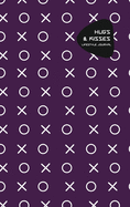 Hugs And Kisses Lifestyle Journal, (Xoxo Pattern Print), 6 x 9 Inches (A5), 144 Sheets (Royal Blue)