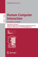 Human-Computer Interaction. Perspectives on Design: Thematic Area, Hci 2019, Held as Part of the 21st Hci International Conference, Hcii 2019, Orlando, Fl, Usa, July 26-31, 2019, Proceedings, Part I