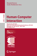 Human-Computer Interaction: Thematic Area, HCI 2024, Held as Part of the 26th HCI International Conference, HCII 2024, Washington, DC, USA, June 29 - July 4, 2024, Proceedings, Part V