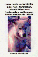 Husky Hunde und Ansichten in der Nain - Nunatsiavut, Labrador Wilderness, Newfoundland and Labrador Provinz von Kanada 1965-66: Foto Alben