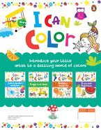 I Can Color Pack (Pack of 4 Books): A Set of 4 Fun Coloring Activity Books Ideal Gift for Preschool Kids, Toddlers Book for 3+ [Penguin Early Learning Series]