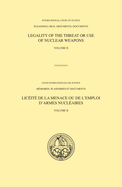 Icj Pleadings, Legality of the Threat or Use of Nuclear Weapons