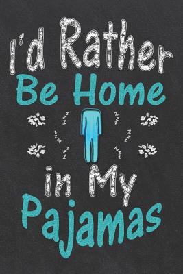 I'd Rather Be Home in My Pajamas: 5x5 Graph Paper Composition Notebook - Gems, Velvet