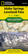 Idaho Springs & Loveland Pass, Colorado Trail Map