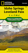 Idaho Springs & Loveland Pass, Colorado Trail Map