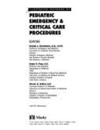 Illustrated Textbook of Pediatric Emergency & Critical Care Procedures
