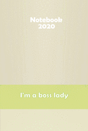 I'm a boss lady: Stylish matte cover / 6x9" 100 Pages Diary / 2020 Daily Planner - To Do List, Appointment Notebook